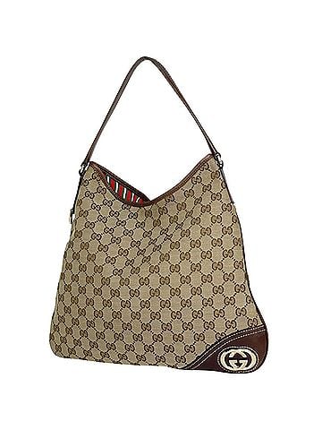 Gucci Gucci GG pattern shoulder bag, canvas, beige/brown, 169947, women's. (view 1)