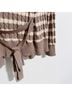 misook Graphic Stripes Brown Tan Cardigan Size M - photo 6