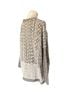 Peruvian Connection 100% Pima Cotton Fair Isle Brown Ivory Pullover Sweater Size S - photo 6