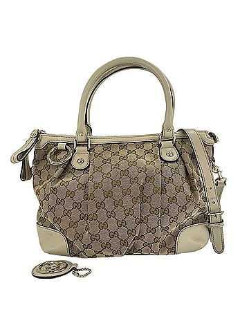 Gucci Gucci Sukey 2-Way Handbag, Beige (view 1)