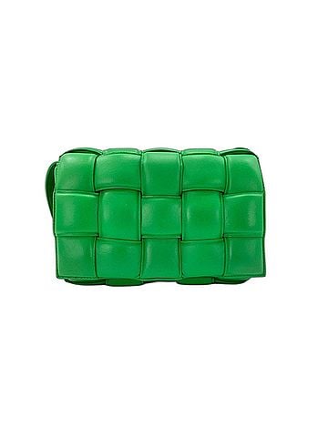 Bottega Veneta Bottega Veneta Padded Cassette Shoulder Bag, Green (view 1)