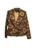 Ralph Lauren 100% Cotton Aztec Or Tribal Print Brown Tan Blazer Size M - photo 1