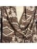 Ralph Lauren 100% Cotton Aztec Or Tribal Print Brown Tan Blazer Size M - photo 4