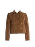 Nili Lotan 100% Lambskin Solid Brown Jacket Size S - photo 1
