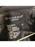 Sandro 55% Viscose 40% Polyester 5% Elastane 100% Polyester Black Blazer Size S - photo 3