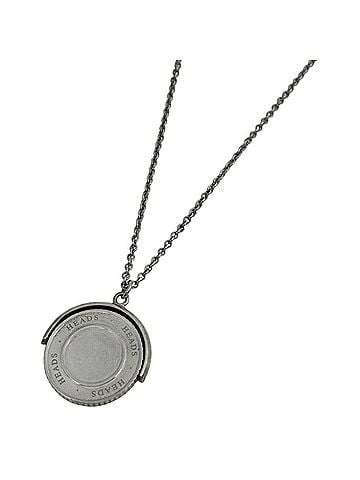 Tiffany & Co. Tiffany &amp; Co. Heads Tails Coin Necklace, Sterling Silver 925, Silver, Women's (view 1)