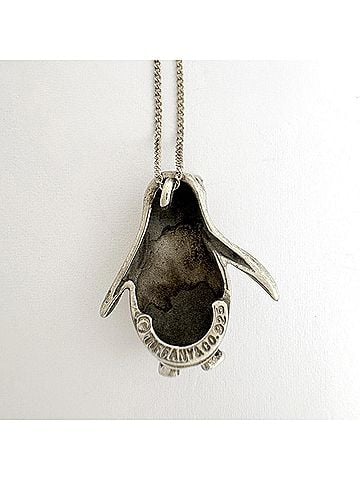 Tiffany & Co. Tiffany &amp; Co. Penguin Motif Necklace, Sterling Silver 925, Silver, Women's (view 2)