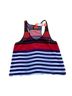 Clover Canyon 100% Silk Stripes Red Tank Top Size M - photo 1