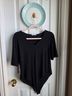 Mango Black Short Sleeve T-Shirt Size XXL - photo 3