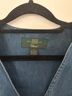 Orvis 100% Cotton Blue Denim Vest Size S - photo 3