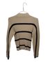 Anthropologie Stripes Tan Black Pullover Sweater Size S - photo 2