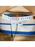 Veronica Beard Stripes Blue Yellow Pullover Sweater Size XL - photo 3