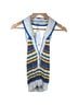 Veronica Beard Stripes Blue Yellow Pullover Sweater Size XL - photo 4