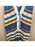 Veronica Beard Stripes Blue Yellow Pullover Sweater Size XL - photo 7