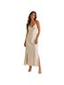 Leith 100% Polyester Floral Ivory Gold Casual Dress Size S - photo 1