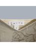 Leith 100% Polyester Floral Ivory Gold Casual Dress Size S - photo 3