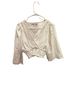 Zara Stripes White Short Sleeve Blouse Size XS - photo 1