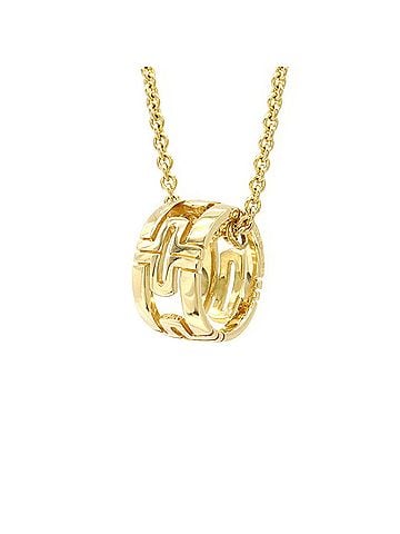 Bvlgari BVLGARI Parentesi Work Necklace Pendant 18KYG 750YG Yellow Gold (view 1)