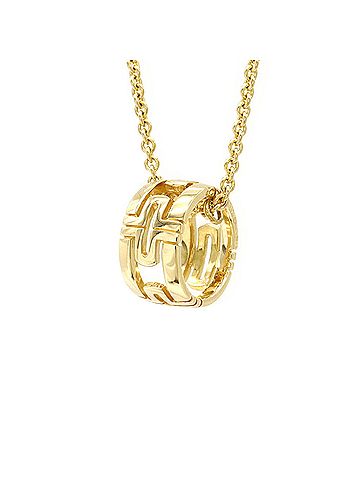 Bvlgari BVLGARI Parentesi Work Necklace Pendant 18KYG 750YG Yellow Gold (view 2)