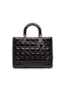 Dior Large Patent Cannage Lady Dior (view 1)