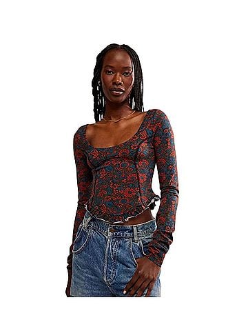 Free People Short Sleeve Blouse (view 1)