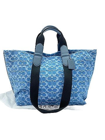 Coach Coach Tour 2-Way Tote Bag, Blue (view 1)