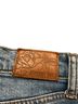 Johnny Was 100% Cotton Floral Blue Jeans Size 28 - photo 2