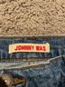 Johnny Was 100% Cotton Floral Blue Jeans Size 28 - photo 4