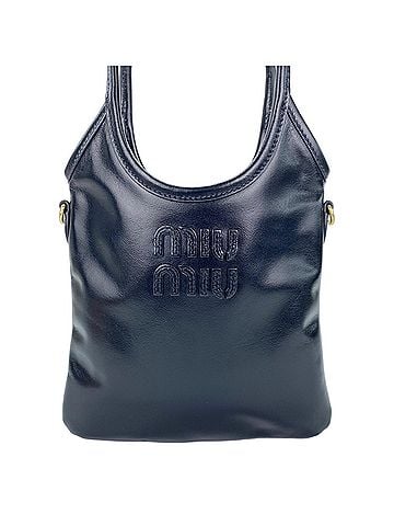 Miu Miu Miu Miu Miu Ivy Mini 2-Way Handbag, Black (view 2)
