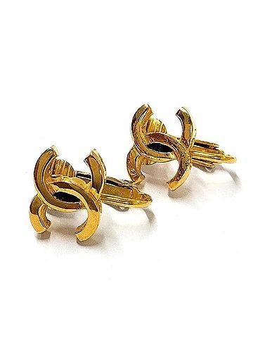 Chanel Chanel Coco Mark 233 Vintage Earrings GPg Gold (view 1)