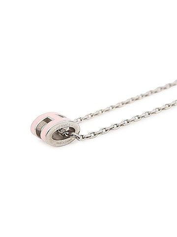 Hermès Hermes Necklace Mini Pop H Rose Dragee HERMES Hpop NECKLACE (view 2)