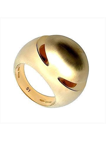Bvlgari Bulgari BVLGARI Cabochon Ring, Size #51, 18K Yellow Gold, 10.5g (view 1)