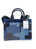 Coach 100% Denim Blue Coach denim patchwork 2-way handbag, navy. One size - photo 3