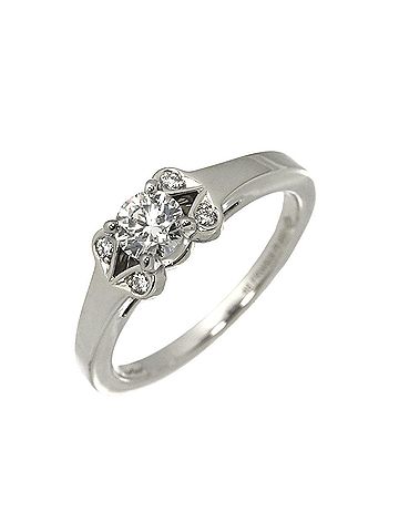 Cartier Cartier Ballerine Diamond Ring, 0.30ct G VS2 3EX, Platinum. (view 1)