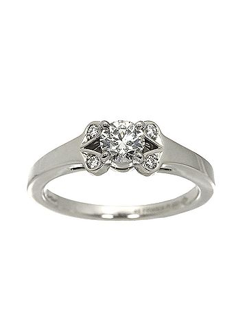 Cartier Cartier Ballerine Diamond Ring, 0.30ct G VS2 3EX, Platinum. (view 2)