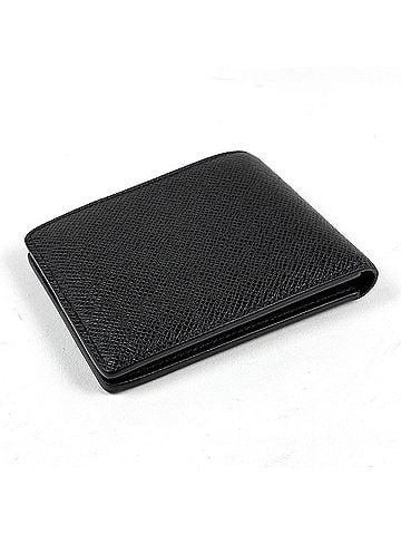 Louis Vuitton Louis Vuitton Portefeuille Slender Bi-fold Wallet, Taiga Leather, Noir (Black), M30539, Men's (view 2)