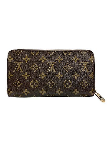 Louis Vuitton Louis Vuitton Zippy Organizer Long Wallet, Monogram Canvas, M60002, Brown with Gold Hardware, VI0046, Men's/Women's. (view 2)