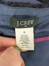 J.Crew Checkered-gingham Houndstooth Tweed Blue Black Wool Skirt Size 10 - photo 5