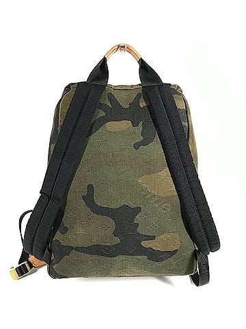 Louis Vuitton LOUIS VUITTON M44200 Supreme Collaboration Apollo Bag Backpack Camouflage Canvas Rucksack Men's Green (view 2)