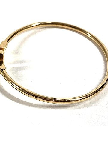 Tiffany & Co. TIFFANY&amp;Co. Tiffany &amp; Co. 18K Gold Diamond T-Wire Bracelet Bangle YG750 Women's Accessory Jewelry (view 2)