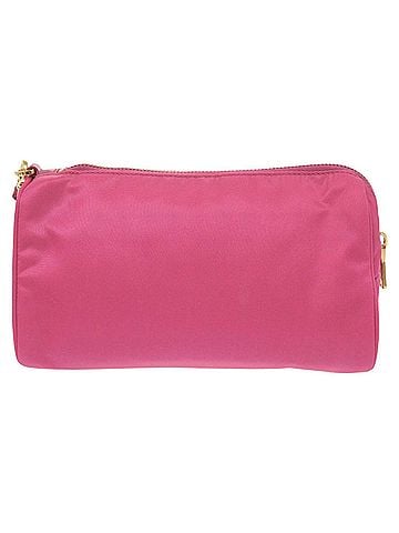 Prada Prada Triangle Logo 1N1866 Nylon Pink Cosmetic Pouch Handbag 0999PRADA (view 2)