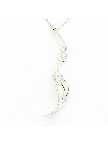 Tiffany & Co. Tiffany &amp; Co. Frank Gehry Orchid Drop Sterling Silver 925 Pendant Choker Twist Necklace for Women (view 2)