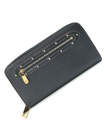 Louis Vuitton Louis Vuitton Suhali Zippy Wallet M93029 Noir Long Black Goatskin Leather Women's LOUIS VUITTON (view 1)