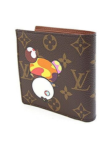 Louis Vuitton Louis Vuitton Bi-fold Wallet LV x TM Monogram Panda Portefeuille Marco M61666 Folding Takashi Murakami Collaboration Compact Limited Edition LOUIS VUITTON (view 2)