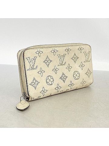 Louis Vuitton Louis Vuitton Mahina Zippy Wallet M69821 Beige Women's Long (view 2)