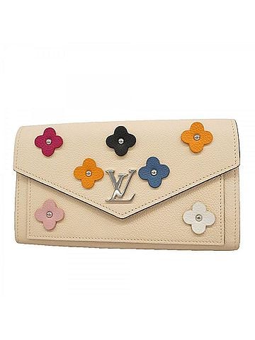 Louis Vuitton Louis Vuitton Portefeuille MyLockme Long Wallet M62656 Cream Ladies (view 1)