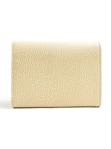 Fendi Fendi Tri-fold Wallet, Leather, Beige Gold, Women's, e62004i (view 2)