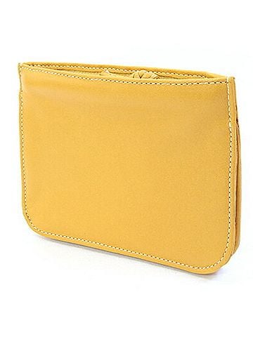 Loewe Loewe handbag pouch, Anagram design, 198.77.001, yellow leather mini women's. (view 2)