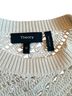 Theory Graphic Ivory Pullover Sweater Size M - photo 4