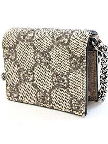 Gucci Gucci Earphone Case GG Supreme Dionysus AirPods Pro 699754 Beige Leather Chain Shoulder Tiger Women's GUCCI (view 2)